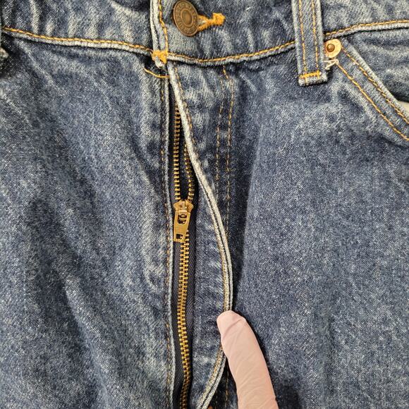 Vintage 90s LEVIS 517 Bootcut Jeans 36x30 Medium-Wash USA - Picture 10 of 16